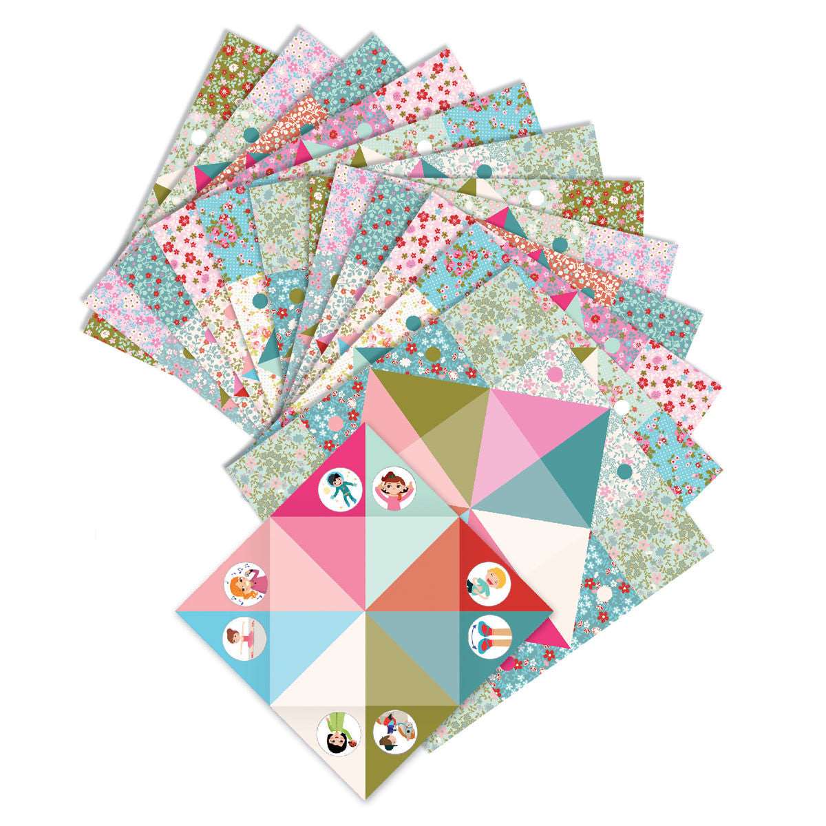 Djeco Origami Pico pico retos Rosa