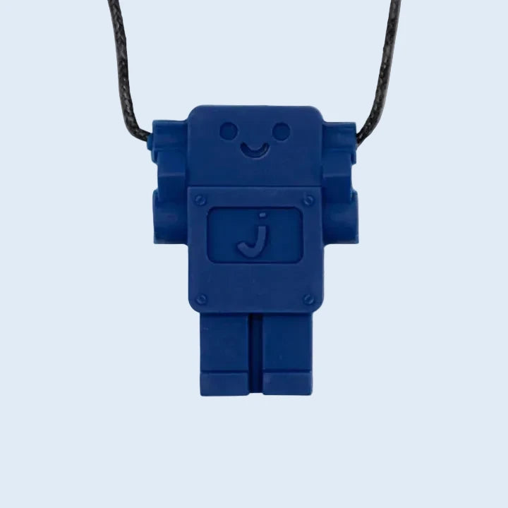 Jellystone Colgante mordedor Robot azul