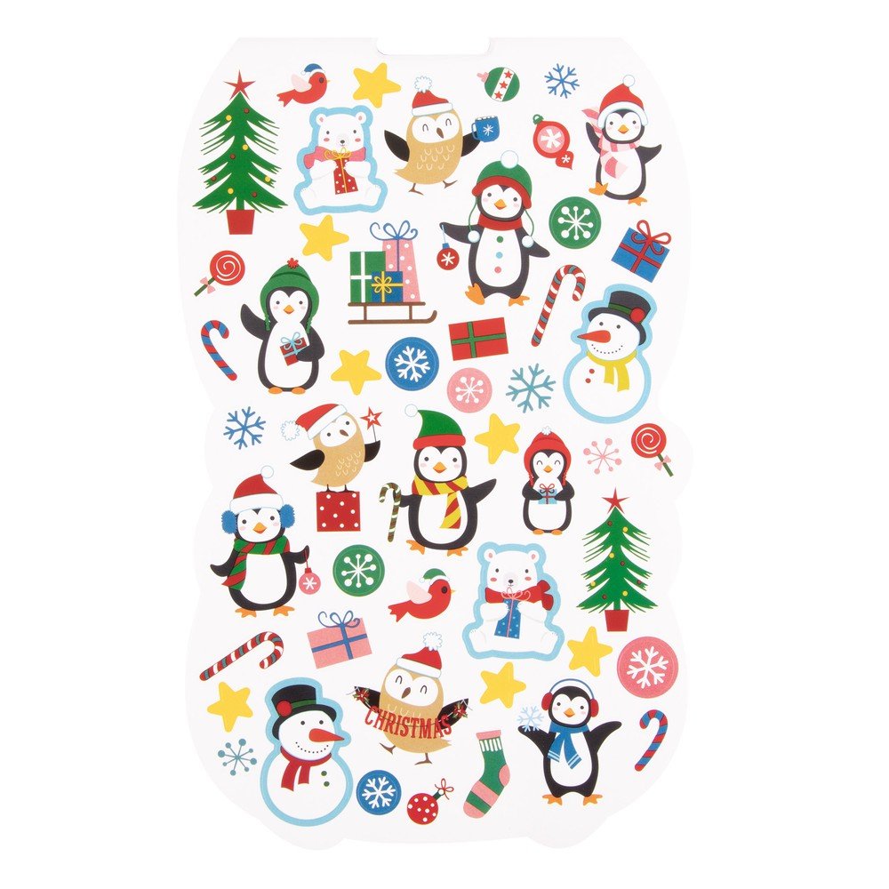Libreta pegatinas Pingüino Navidad - Apli kids