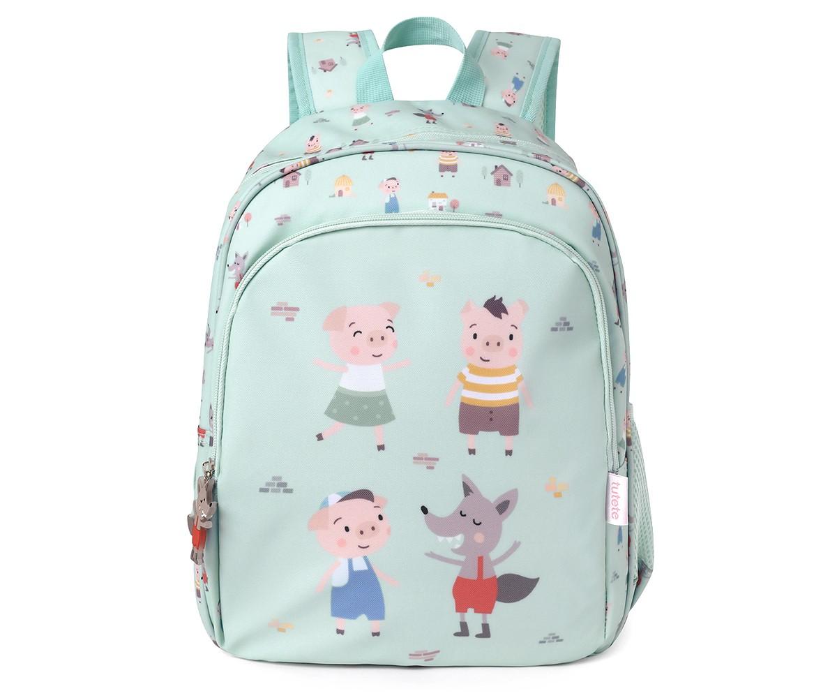 Tutete Mochila mediana Los tres cerditos