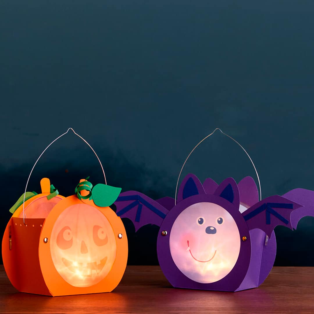Set creativo farolillos de papel Halloween - Haba