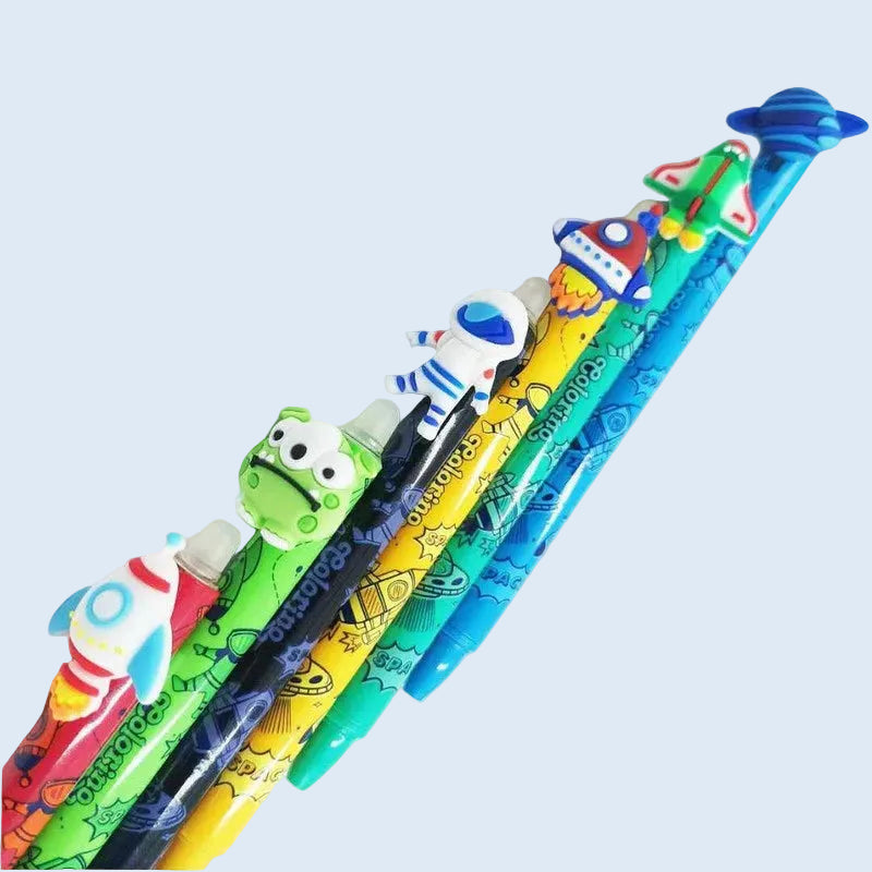 Bolígrafo borrable Coolpack Cosmic tinta azul