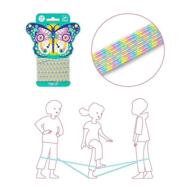 Djeco Cinta elástica Mariposa