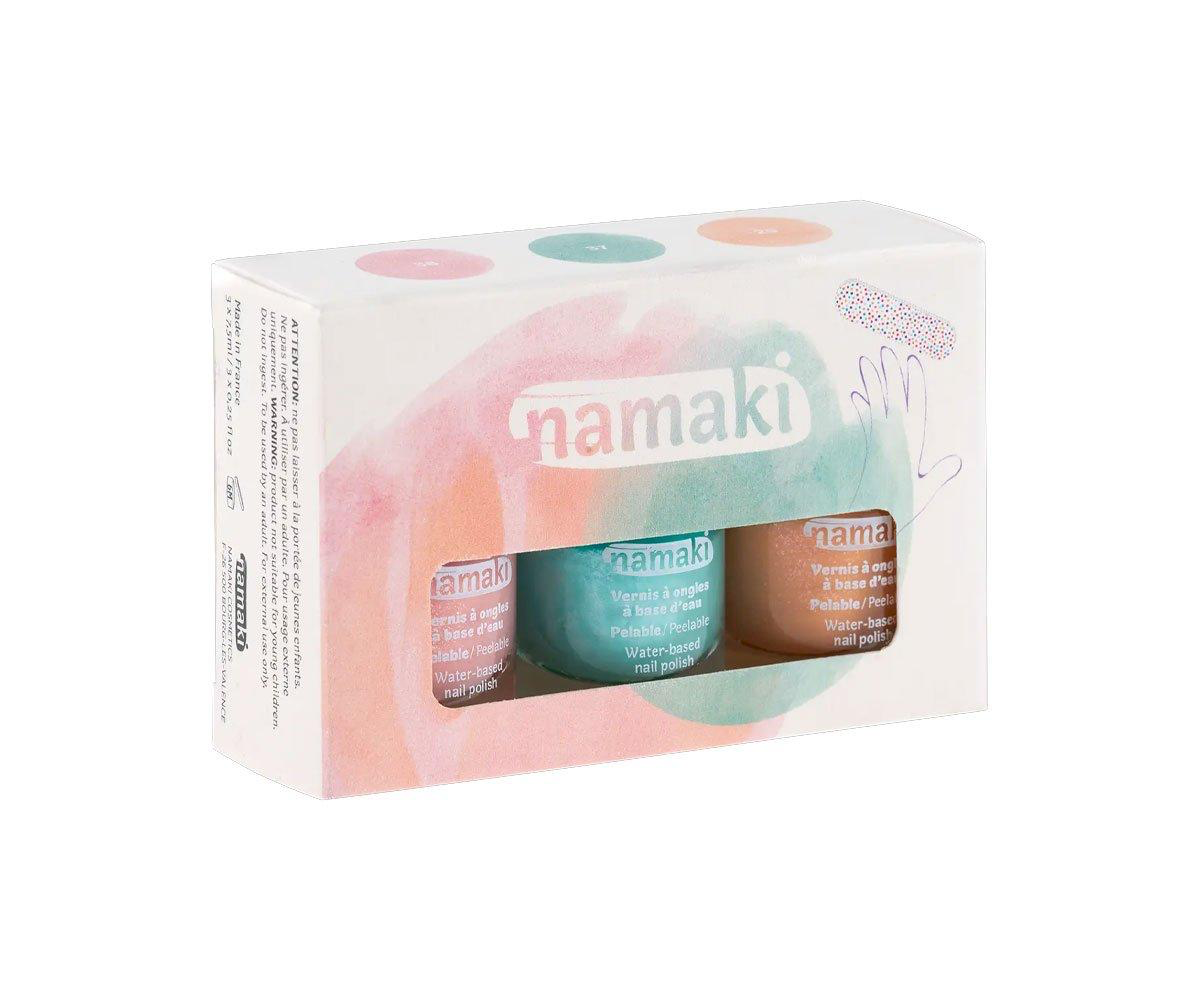 Namaki Pack 3 Esmaltes de uñas al agua Summer Delights