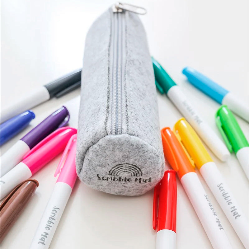 Scribble Mat Rotuladores tiza líquida 12 colores