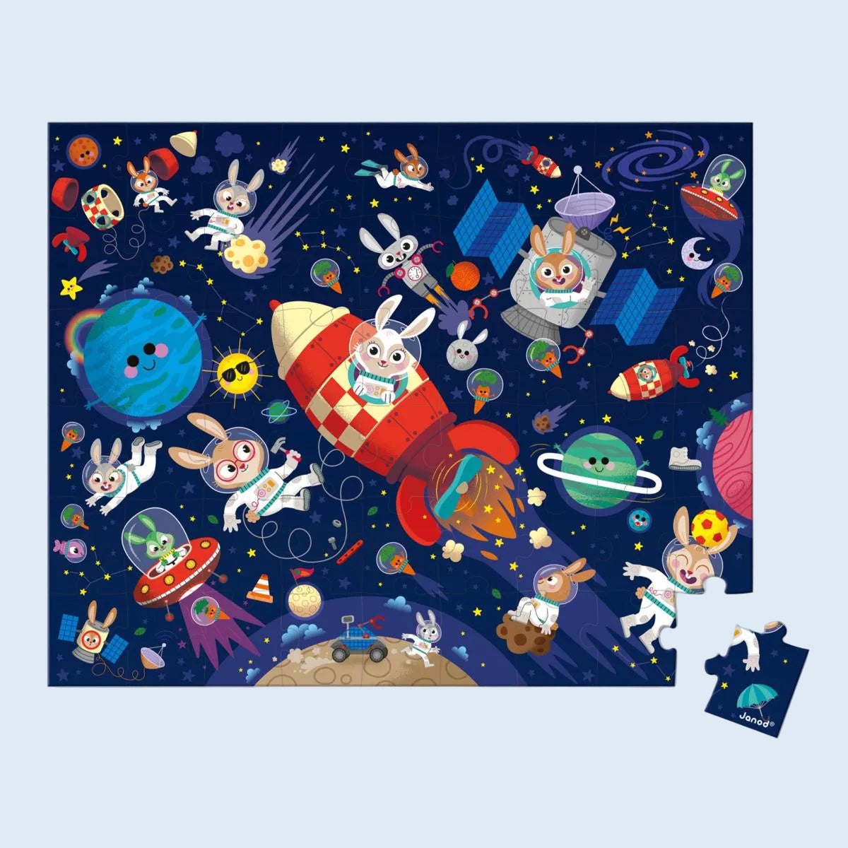 Janod Puzzle Aventura espacial 54 piezas