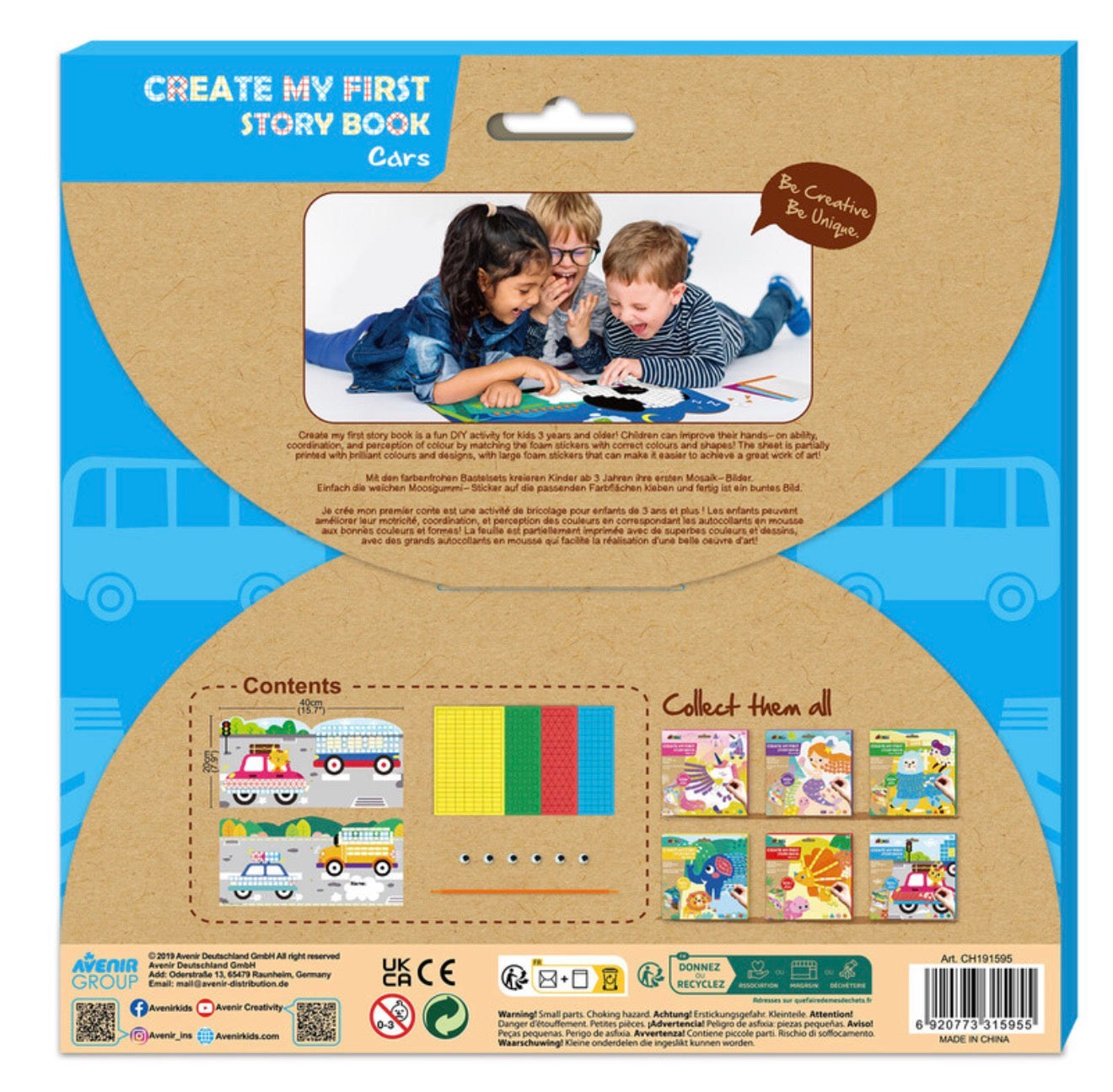 Avenir Crea tu primer cuento Vehículos