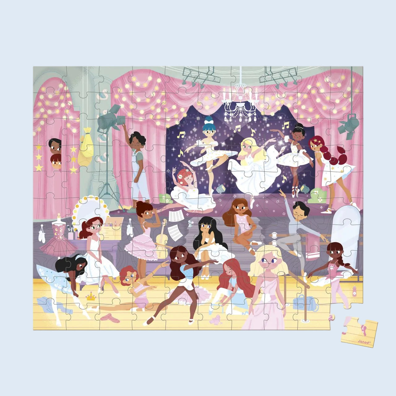 Janod Puzzle Bailarinas 100 piezas