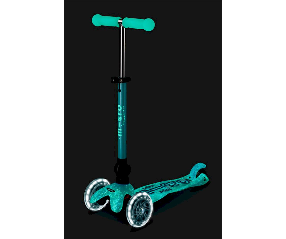 Micro Patinete Mini Deluxe plegable Orión Glow LED Azul