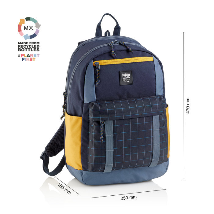 Miquelrius Mochila Triple Amsterdam Negro