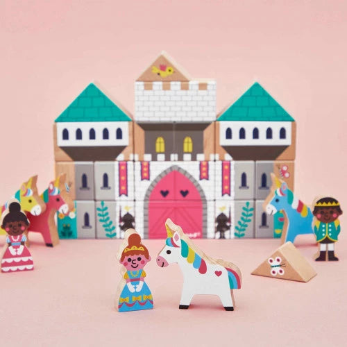 Janod Cross Roads Bloques Reino mágico 36 piezas