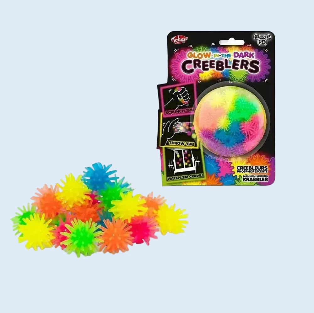 Creeblers glow in the dark