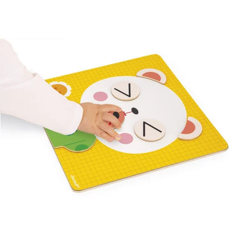 Janod Juego magnético El osito de las emociones