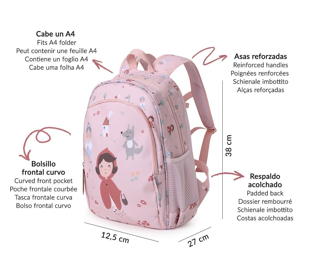 Tutete Mochila mediana Caperucita roja