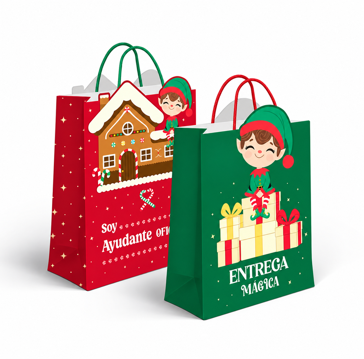 Bolsa de regalo Elfo L - Navidad