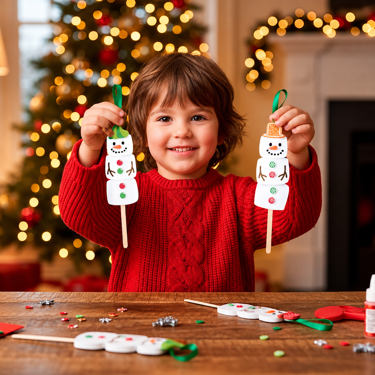 Kit Crea muñecos de nieves - Apli kids