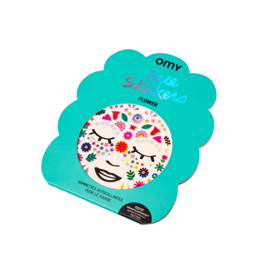 Omy Pegatinas para la cara Flower