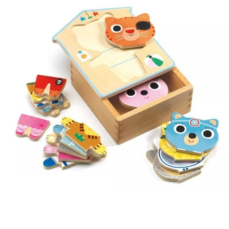 Djeco Puzzle Dressup Mix