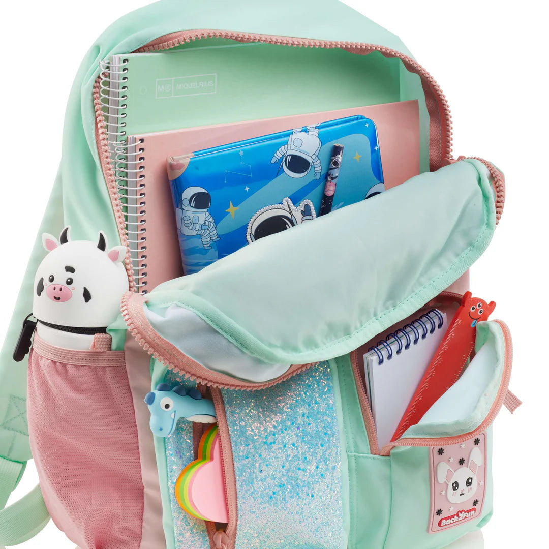 Back2fun Mochila Rosa y menta