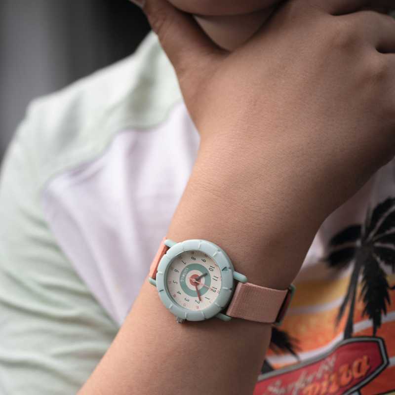 Djeco Ticlock Reloj analógico Pink target