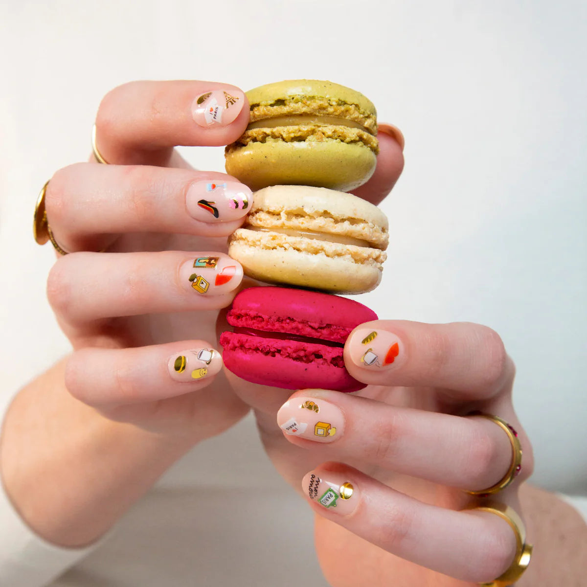 Omy Pegatinas para uñas Paris