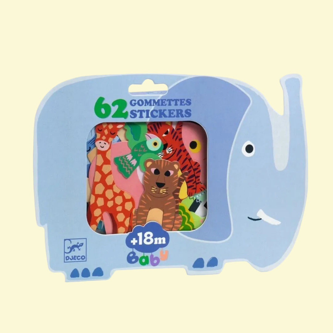 Djeco Baby Pegatinas Animales Safari