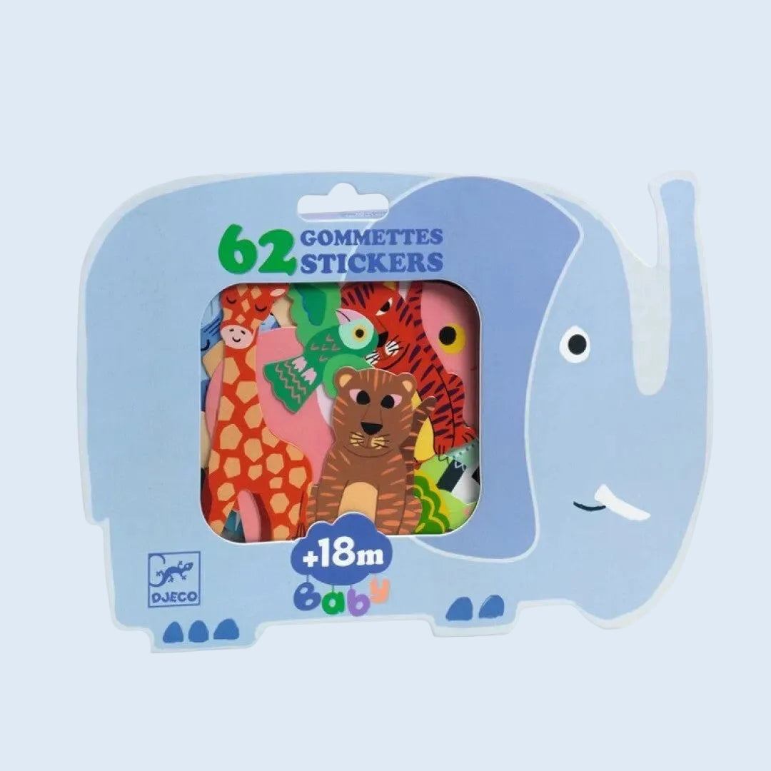 Djeco Baby Pegatinas Animales Safari