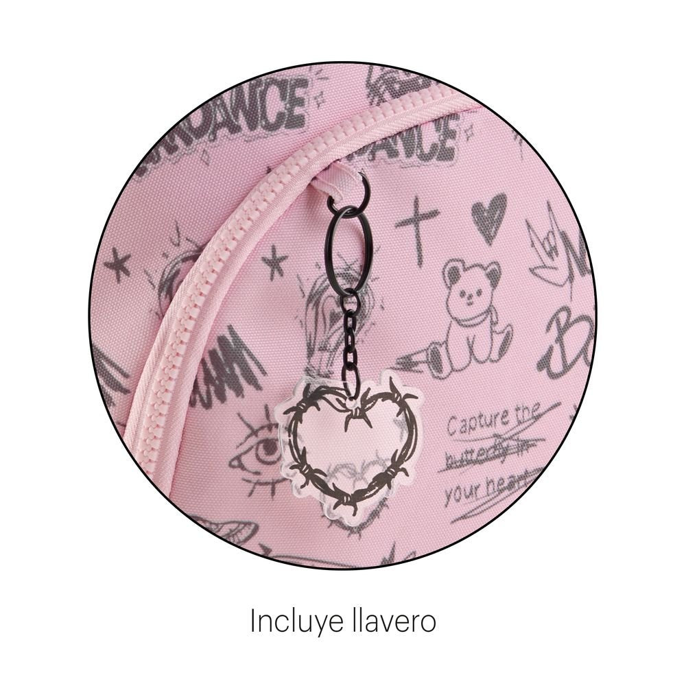 Miquelrius Mochila triple Not boring Rosa