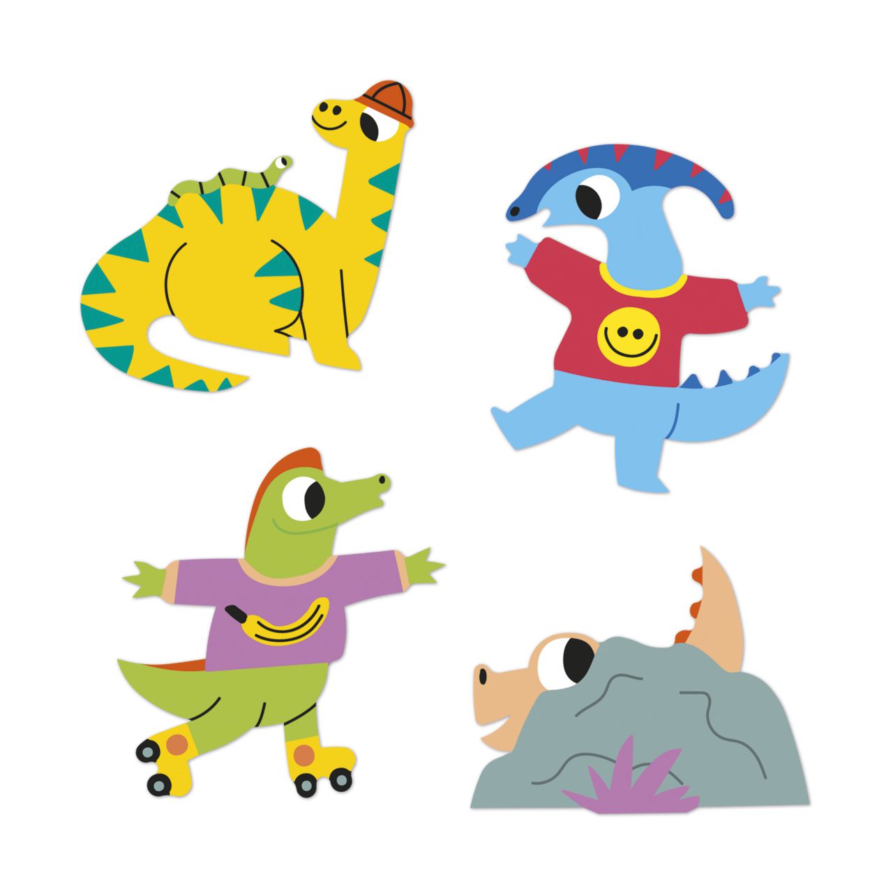 Janod Pegatinas Dinosaurios