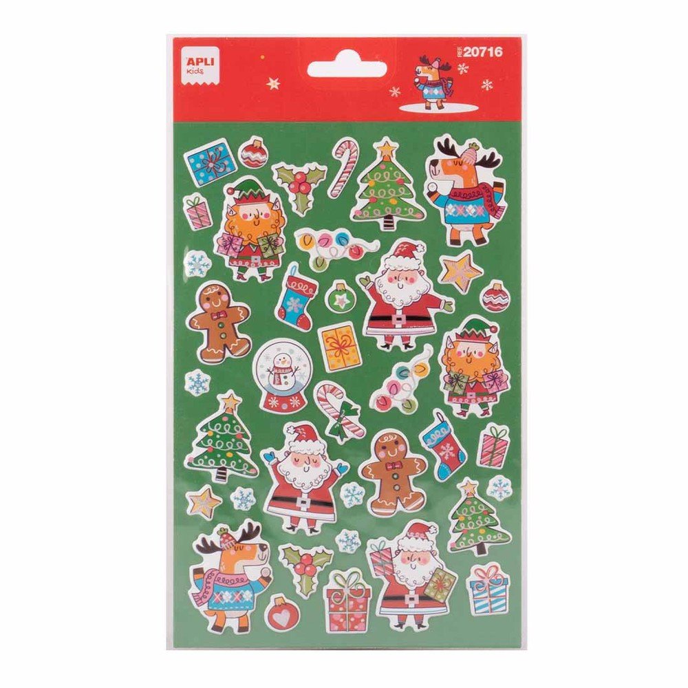 Pegatinas Merry Christmas - Apli kids