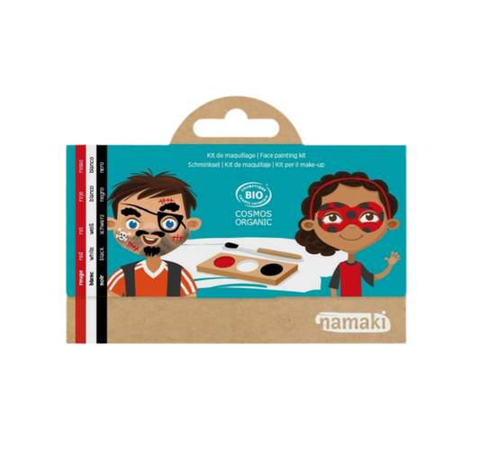 Namaki Kit 3 colores Maquillaje Pirata y Mariquita