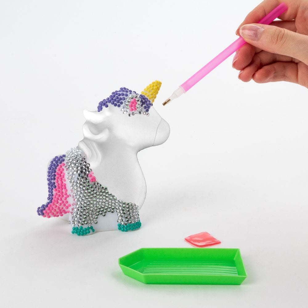 Kidea Figura 3D Unicornio para decorar con diamantes