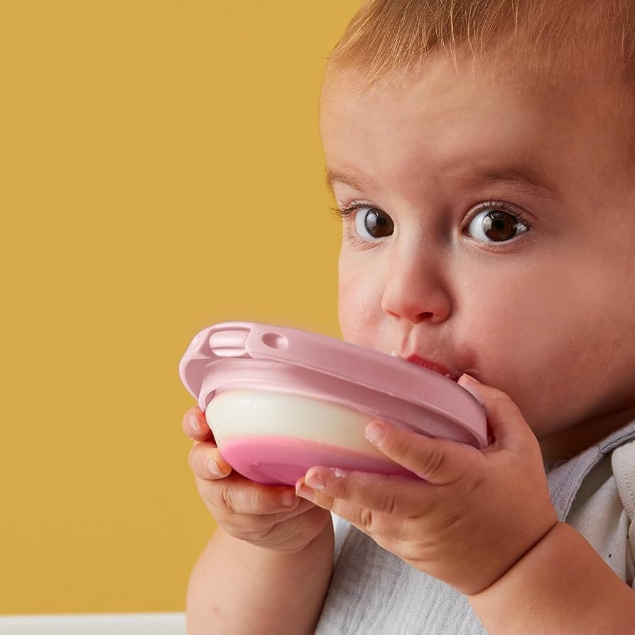 B.box Dispensador para purés reutilizables Blush Crush