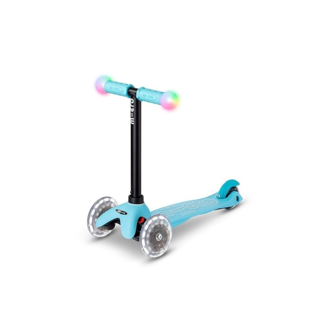 Micro Patinete Mini2Grow Deluxe Magic Led Azul