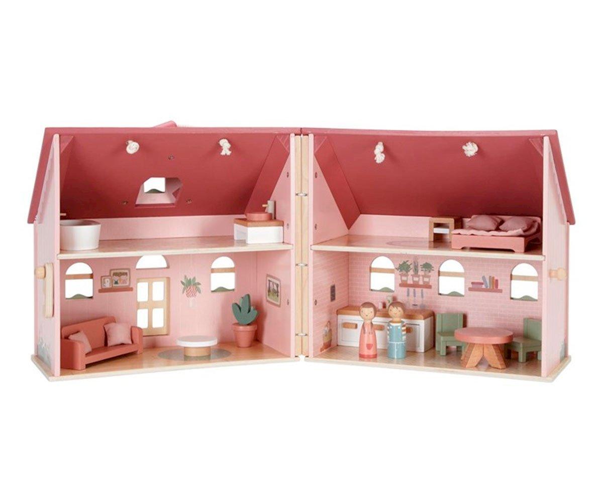 Little Dutch Casa de muñecas de madera portable