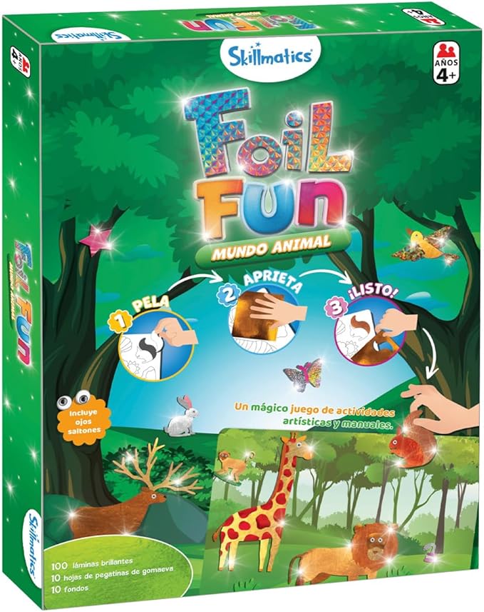 Skillmatics Foil Fun Mundo Animal