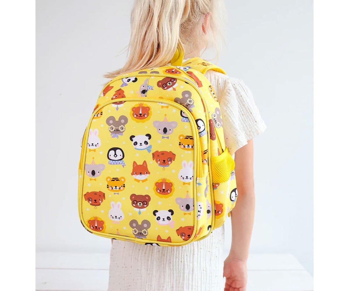 A Little Lovely Company Mochila con bolsillo térmico Animal Friends