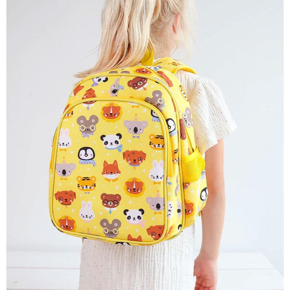 A Little Lovely Company Mochila con bolsillo térmico Animal Friends