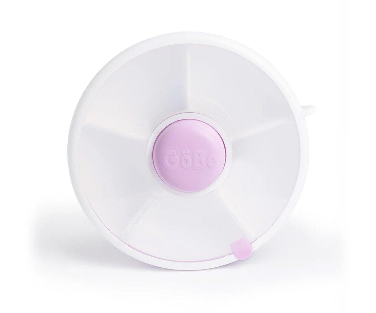 Gobe Caja Almuerzo Spinner con correa de mano pequeña/Taro Purple