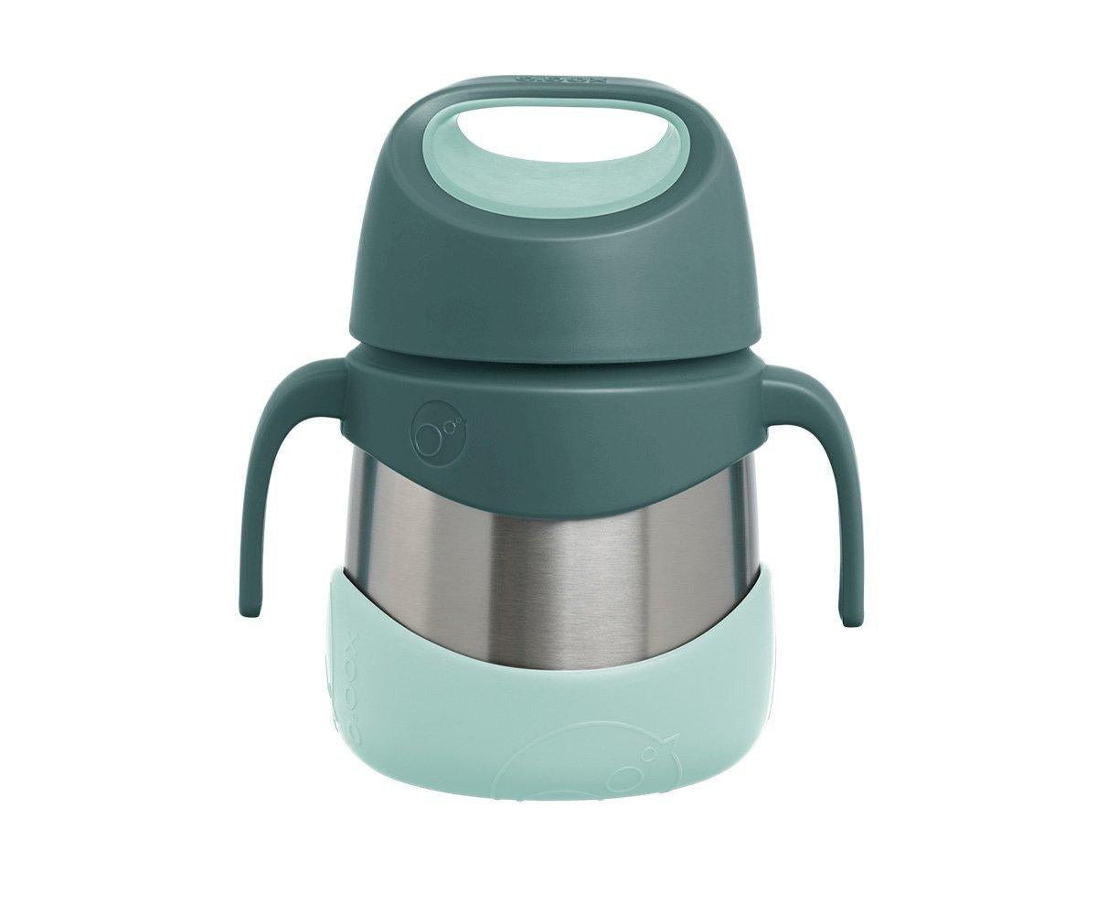 B.box Termo con cuchara/tenedor 335ml Emerald Forest