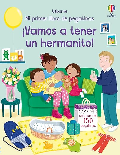 Mi primer libro de pegatinas Vamos a tener un hermanito