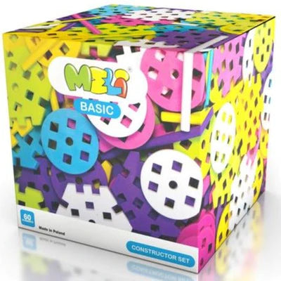 Meli basic constructor set pastel 60 piezas