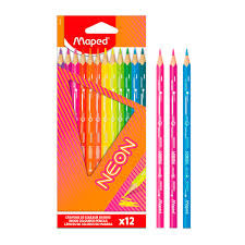 Maped Pack 12 lápices de colores neón