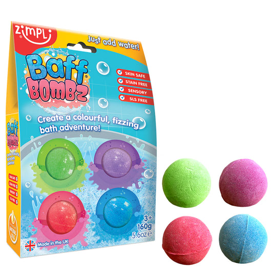 Zimpli pack 4 bombas baño (recambio pincel mágico)