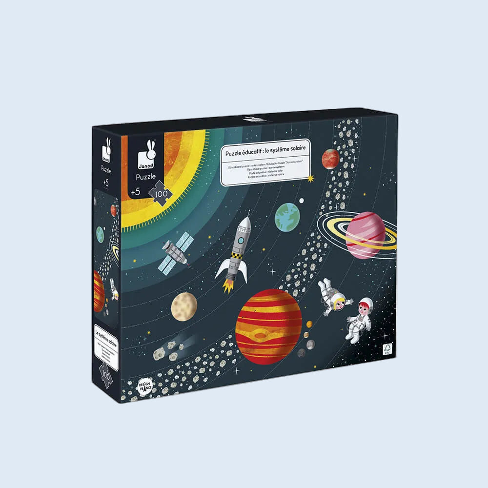Janod Puzzle educativo Sistema Solar 100 piezas