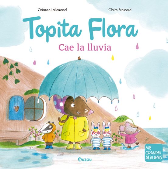 Topita Flora cae la lluvia