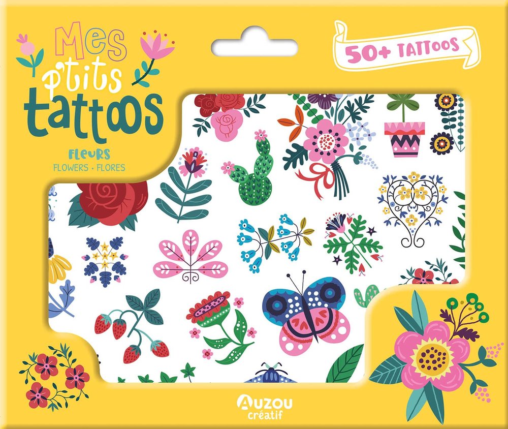 Auzou Tattoos Flores