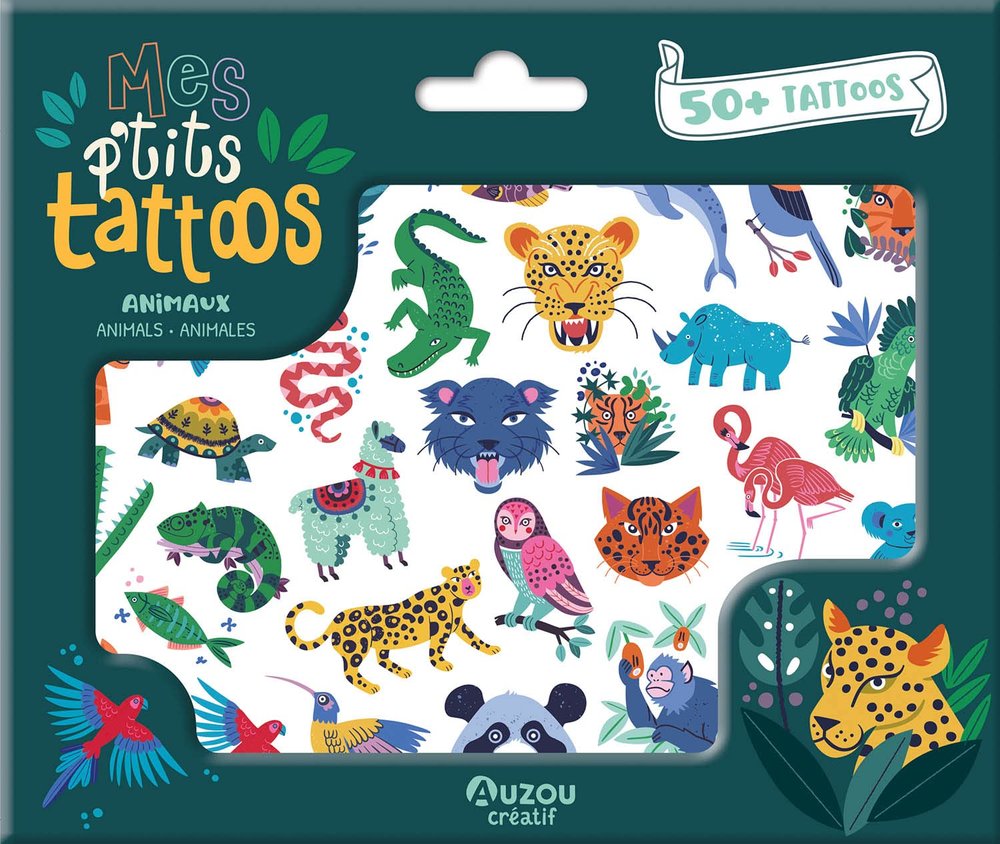 Auzou Tattoos animales