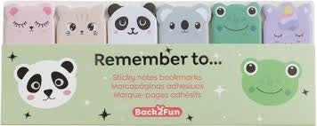 Back2Fun set marcapáginas adhesivos Little Pets