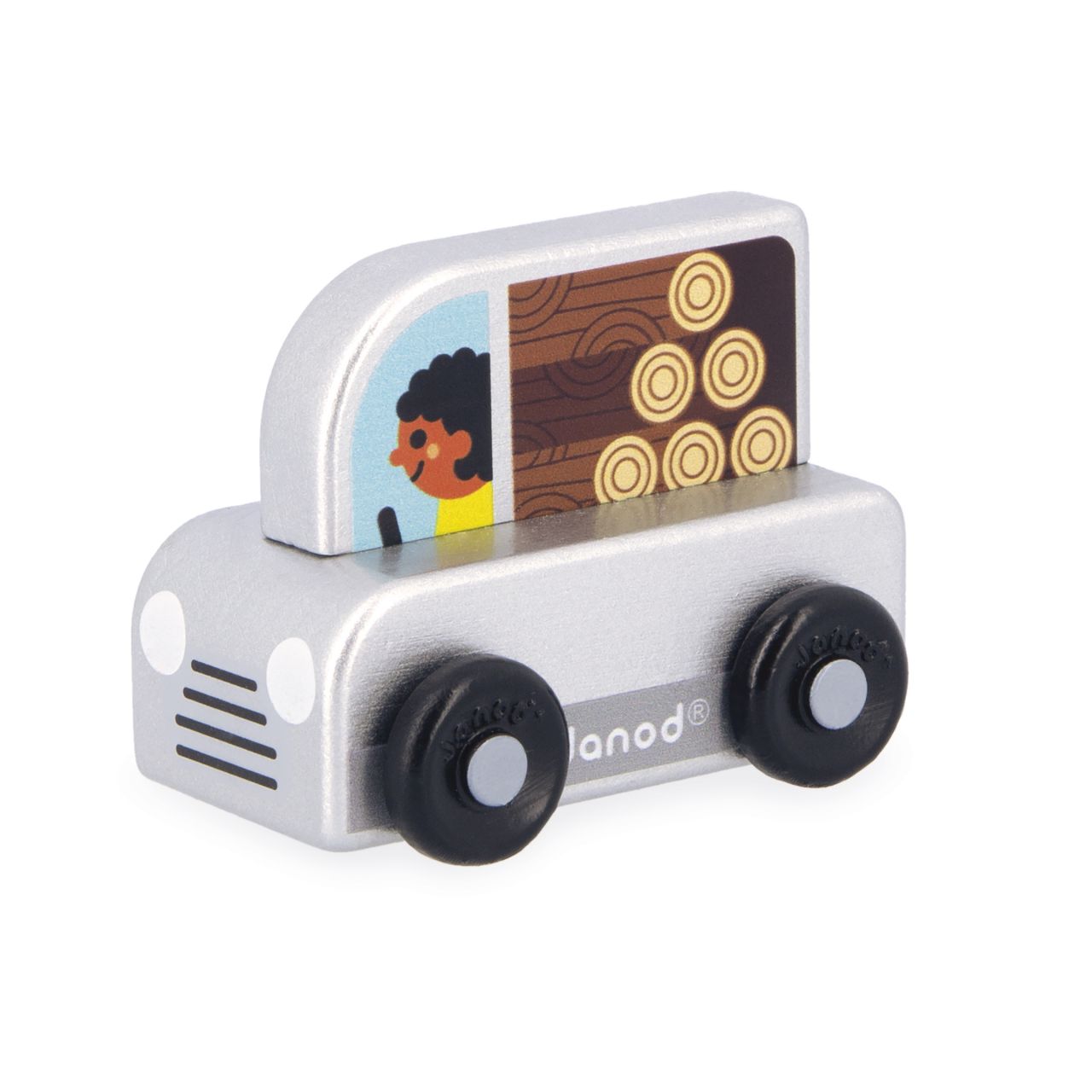 Janod Cross Roads Camioneta con troncos de madera